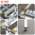 White Industrial Pipe Rack , Workshop Pipe Storage Systems With Lean Pipe