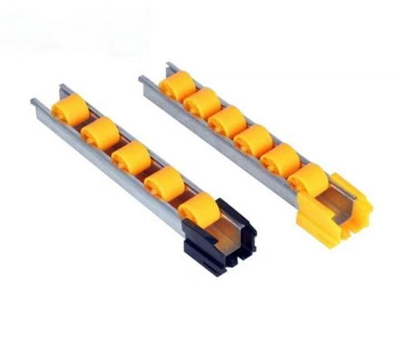 Plastic Wheel Heavy Duty Roller Rail For Lean Pipe Roller Rail Rack System