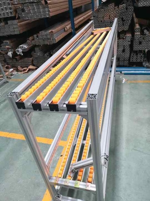 Plastic Wheel Heavy Duty Roller Rail For Lean Pipe Roller Rail Rack System