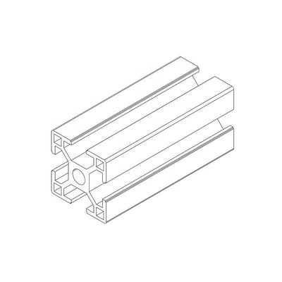 30*30 Factory Custom Aluminium Extrusion Profile Frame T8-Slot Custom Industrial Aluminum Profiles