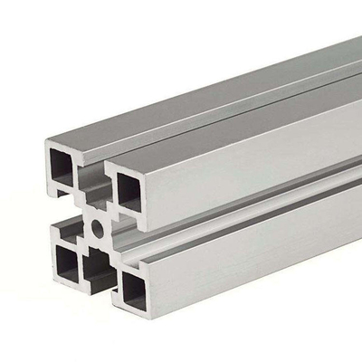 40*40GF Extruded Aluminum Profile Industrial square Tube Aluminum Alloy Profile Sandblasted Electrophoretic Profile