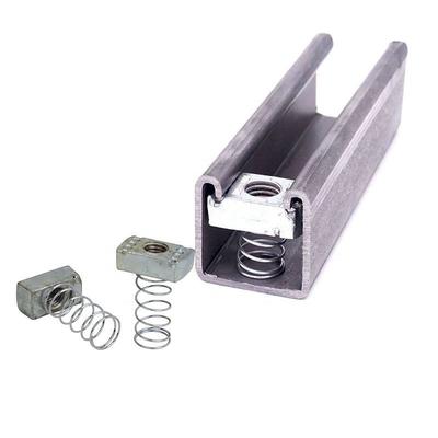 Wholesale Carbon Steel Zinc Plated 10slot Strut Channel Spring T Slot Nut for 4040 4545 5050 Series Aluminum Profile
