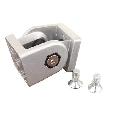 Custom High Quality 20series 30series 40series Aluminum Profile Connect Flexible Pivot Joint