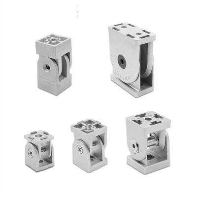 Custom High Quality 20series 30series 40series Aluminum Profile Connect Flexible Pivot Joint