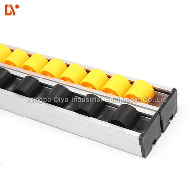 Flow Rail Roller Track Fluent strip , PP / ABS Gravity Roller Track 28mm x 25mm