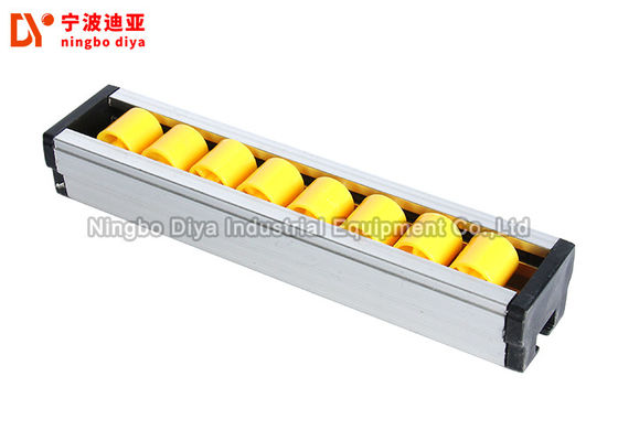 Mini Size Plastic Roller Track , Aluminium Alloy Roller Track Fluent strip 24mm Height