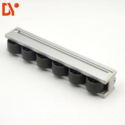 Precision Skate Wheel Fluent strip Rails For Warehouse FIFO Sliding Rack