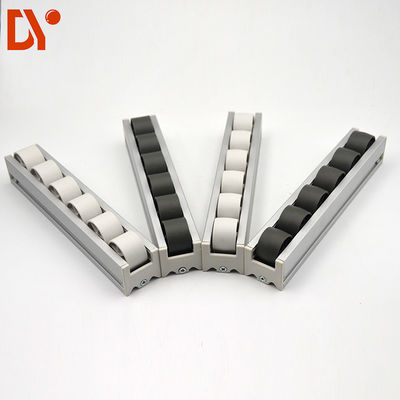Sliding Roller Track Fluent strip / Gravity Roller Track For Industrial Storage