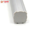 White Aluminum Alloy Tube With Plastic Threaded Plug Insert Outer Diameter 43 Mm