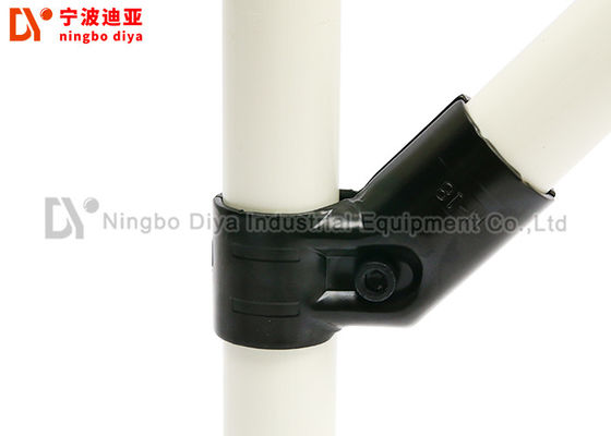 Lean Steel Tube Connectors / Steel Pipe Joints Fasten Style 2.5mm Thickness