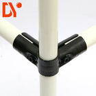 Thickness 2.3mm Metal Pipe Joints / Pipe Rack Joint For Office Desk System
