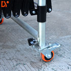 Gravity Skate Wheel Belt 100t/H Powered Roller Conveyor System Foldable Adjustable Height