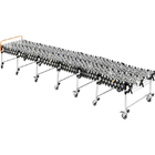 Container Unloading 100t/H Roller Conveyor System , Motorized Flexible Conveyor