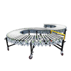 Stainless Steel Motorized Flexible Roller Conveyor ABS Plastic