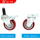 DY77 6 Inch Industrial Iron Swivel Caster Wheels Heavy Duty Running