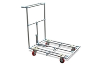 Aluminium Profile Industrial Tote Cart Multilayer Hand Push Trolley