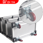 DY-T112 Aluminium Tote Cart 3 Layers Industrial Hand push Trolley