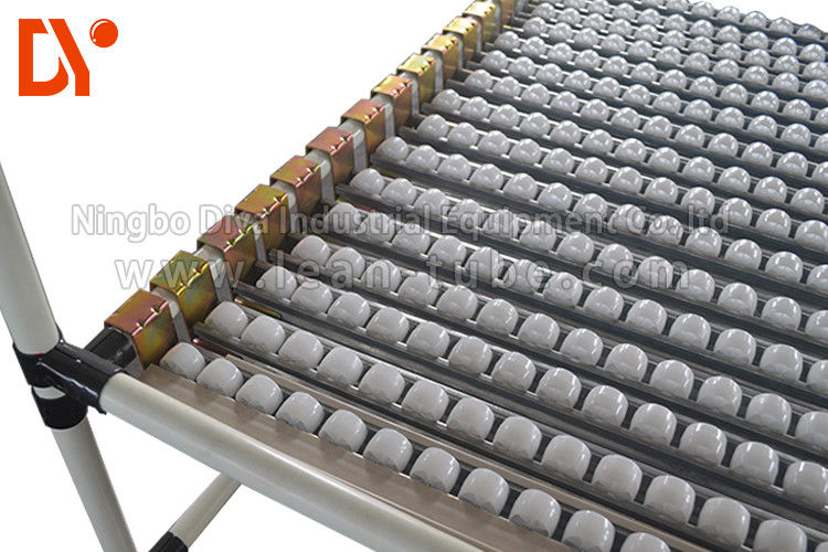 Plastic Wheel Sliding Roller Track , Roller Track Conveyor Rust Proof