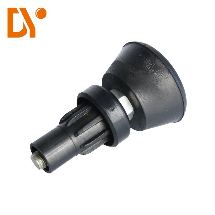 Rust Proof Pvc Pipe Base Stand Black Color For Lean Management Table