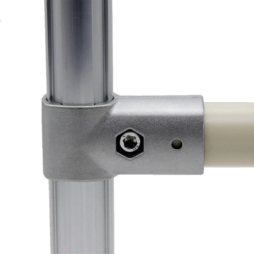 Lean Wire DYJ28-C01 OD28mm Flexible Industry Aluminum Lean Pipe Connector Corner ...