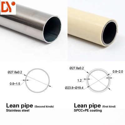 310 304 Stainless Steel Welded Seamless Lean Tube 28mm Diameter Round Section