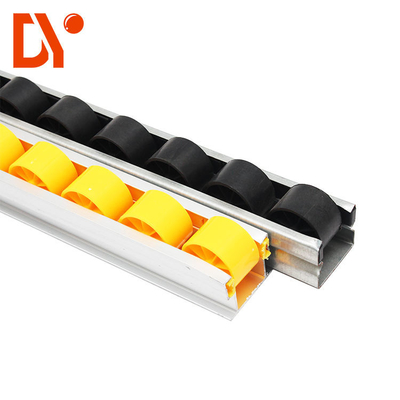 DY-4033 Aluminum Alloy Fluent Strip Edge Wheel Slide Rail Customized Length