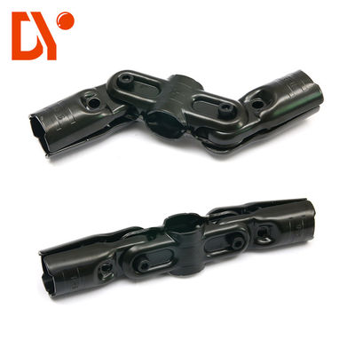 Professional Stainless Metal Pipe Connectors Black Color Anti Corrossion
