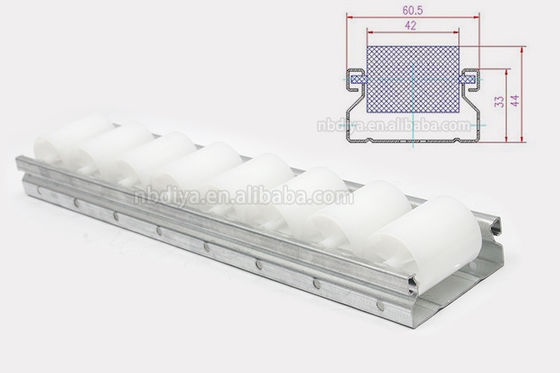 Sheet Metal Sliding Roller Track Aluminum Material For Pipe Rack System