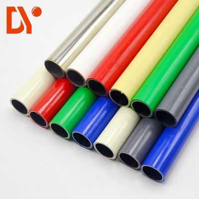 Round Lean Anti Static Pipe , Plastic Coated Pipe With Beautiful Apparence