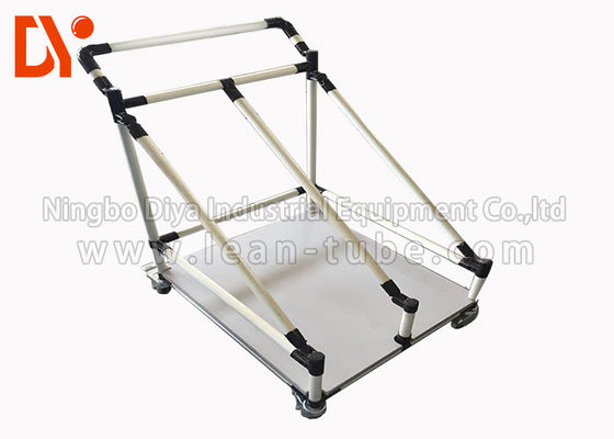 Hand Pushed Heavy Duty Tool Cart Aluminium Profile Welded Corrosion Resistance