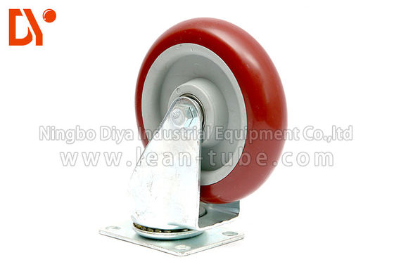 Anti Static Industrial Caster Wheels 2 - 5 Inches For Logistic Pipe Tote Cart