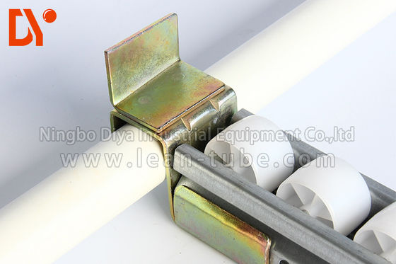 Galvinized Joints Roller Track Hardware Custom Size For Industrial Storage