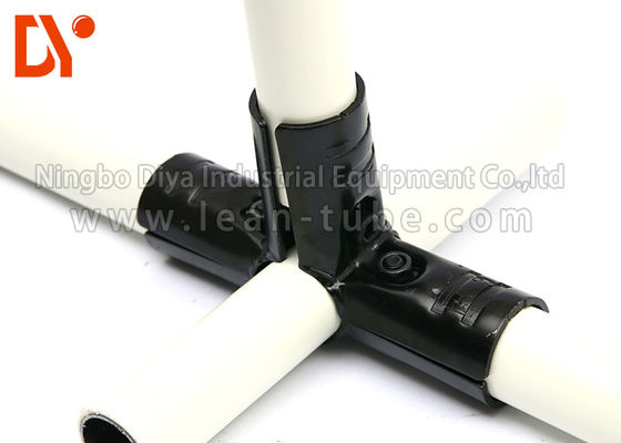 Anti Static Lean Tube Connector Cold Welded 2.0mm Wall Thick For Assemble Line