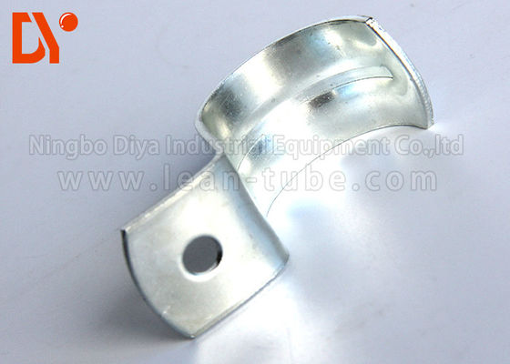 Castor Steel Pipe Clamps , Pipe Brackets Clamps With Steel Plate Extrusion