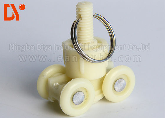 Welded Lean Pipe Clamp Fittings Lightweight Custom Design For Cart Castor