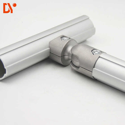 DYJ28-B07 Lean Tube Generation Industrial 180 Degree Fixed Inner Joint Aluminum Alloy