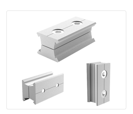 DYJ28-A08 Parallel Extension Joint Material Handling Improvement Lean Pipe Joint Aluminum Profile Corner Joint