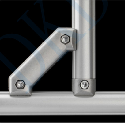 DYJ28-A09D 45° Reinforced Joint Aluminum Alloy Lean Tube Fittings