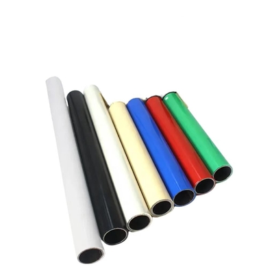 Round 28mm Pe Coated Steel Lean Tube Pipe For Flexible Worktable