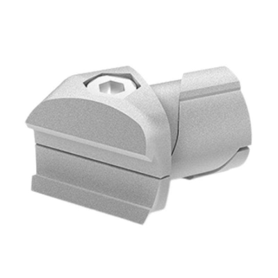 DYJ28-B07 Aluminum Tubing Connector Lean Pipe Joint Fastener Kit 45 Degree Double Tube Built-in Joint
