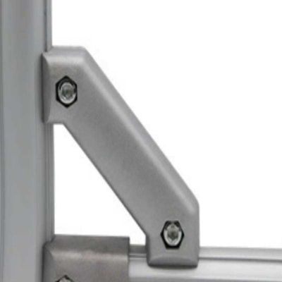 DYJ19-A09D Wholesale 45° Double Side Tubing Joints Aluminum Lean Pipe Connector OD19 mm Industrial Safety Fixed Bracket