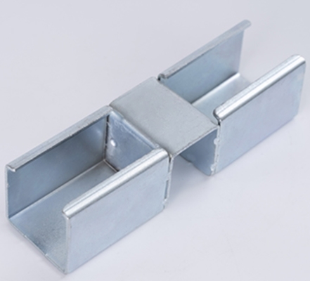 2040E Connector Sheet Metal Palcom Roller Sliding Track Joint for Pipe Rack System