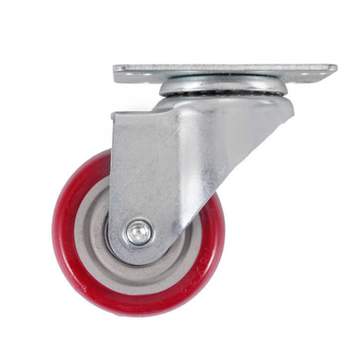 4 Inch Medium Flat Casters Red Wheel Castors Freezer Accessories Chiller Part