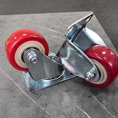 3 Inch Medium Flat Casters Industrial Casters Wheels Furniture Medical Swivel Castor  Caster Wheel for Trolley with brake