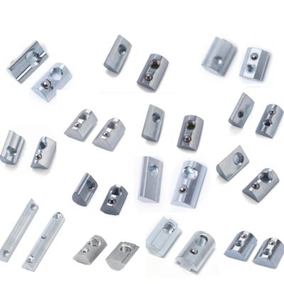 M6 M8 T Nuts Tee Sliding Nut for 30x30 40x40 Aluminum Extrusions Profile 8mm Slot