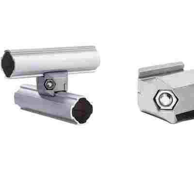 DYJ19-A06 Workbench Tube Connector Aluminum Lean Profile Corner Joint 90 Degree Conduit Cross Joint