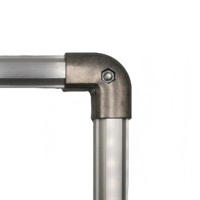 DYJ43-A15 Hot Sale Aluminum Pipe Connector Aluminum Alloy Joint 90 Degree for OD 43mm Aluminum Pipe