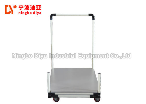 Industrial Lean Pipe Mobile Tool Cart , Workshop Trolley Cart With 3" PU Casters