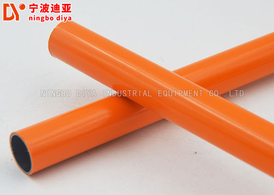 Professional Orange Lean Pipe Colded Roll Bar PE / ABS Coated ISO Standard