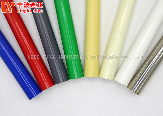 Cold Rolled Round Plastic Coated Pipe Lean Pipe 27.8 - 28 Mm Outer Diameter